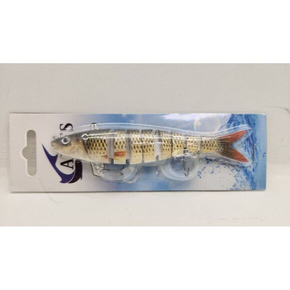 8 Section‎ Multi Jointed Swim Bait Tan - Picture 1 of 3